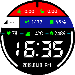 华米跃我Amazfit Pace, Stratos手表表盘