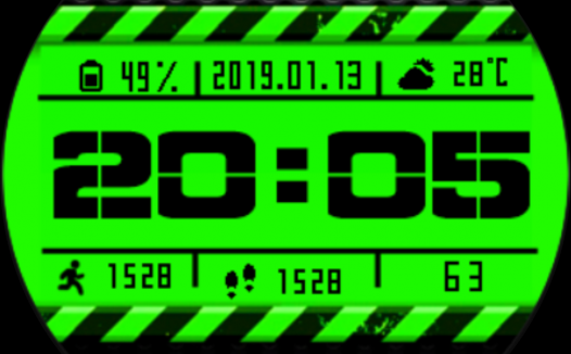 华米跃我Amazfit Pace, Stratos手表表盘