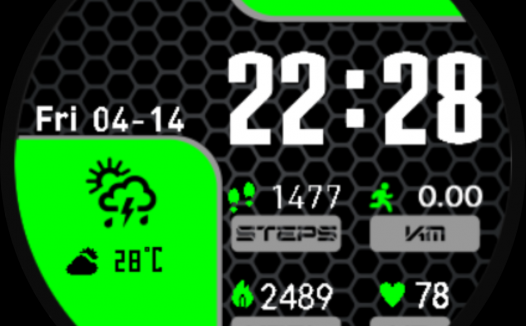 华米跃我Amazfit Pace, Stratos手表表盘