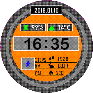 华米跃我Amazfit Pace, Stratos手表表盘