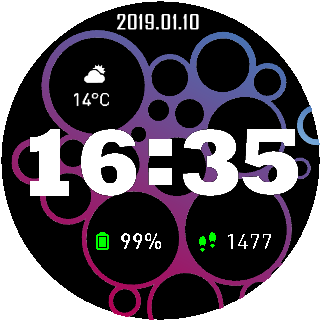 华米跃我Amazfit Pace, Stratos手表表盘