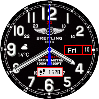 华米跃我Amazfit Pace, Stratos手表表盘