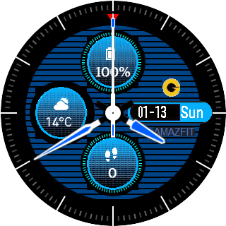 华米跃我Amazfit Pace, Stratos手表表盘