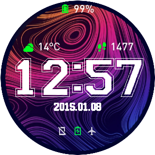 华米跃我Amazfit Pace, Stratos手表表盘
