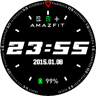 华米跃我Amazfit Pace, Stratos手表表盘