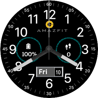 华米跃我Amazfit Pace, Stratos手表表盘