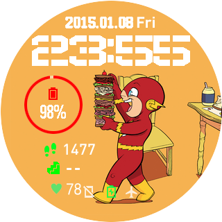 华米跃我Amazfit Pace, Stratos手表表盘