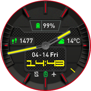 华米跃我Amazfit Pace, Stratos手表表盘