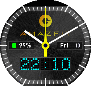 华米跃我Amazfit Pace, Stratos手表表盘
