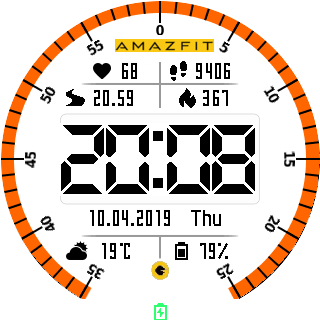 华米跃我Amazfit Pace, Stratos手表表盘
