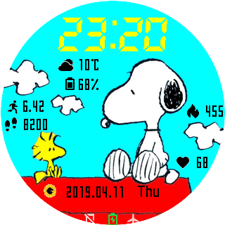 华米跃我Amazfit Pace, Stratos手表表盘