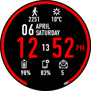 华米跃我Amazfit Pace, Stratos手表表盘
