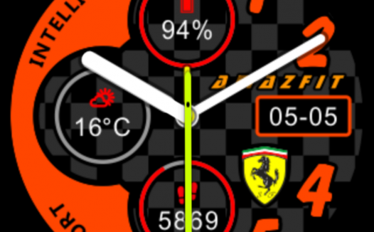 华米跃我Amazfit Pace, Stratos手表表盘
