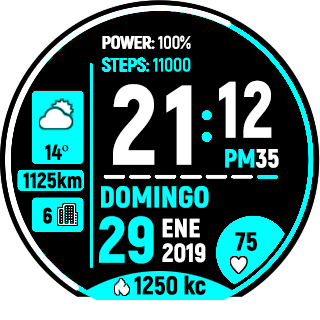 华米跃我Amazfit Pace, Stratos手表表盘