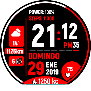 华米跃我Amazfit Pace, Stratos手表表盘
