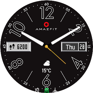 华米跃我Amazfit Pace, Stratos手表表盘