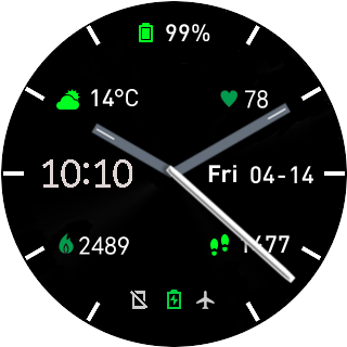 华米跃我Amazfit Pace, Stratos手表表盘