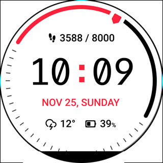 华米跃我Amazfit Pace, Stratos手表表盘