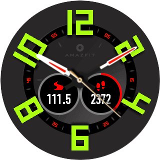 华米跃我Amazfit Pace, Stratos手表表盘