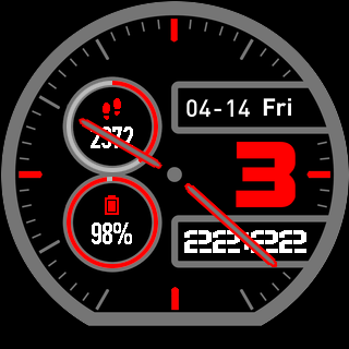 华米跃我Amazfit Pace, Stratos手表表盘