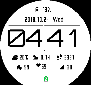 华米跃我Amazfit Pace, Stratos手表表盘