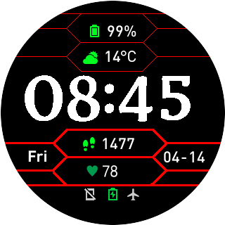 华米跃我Amazfit Pace, Stratos手表表盘