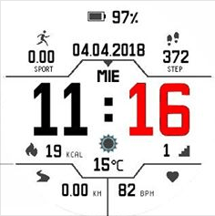 华米跃我Amazfit Pace, Stratos手表表盘
