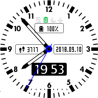 华米跃我Amazfit Pace, Stratos手表表盘