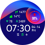 华米跃我Amazfit Pace, Stratos手表表盘