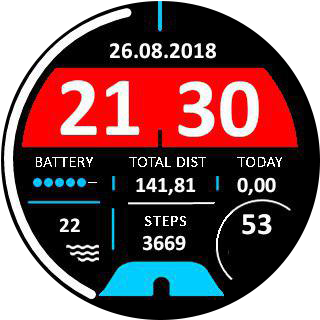 华米跃我Amazfit Pace, Stratos手表表盘