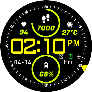 华米跃我Amazfit Pace, Stratos手表表盘