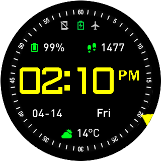 华米跃我Amazfit Pace, Stratos手表表盘