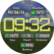 华米跃我Amazfit Pace, Stratos手表表盘