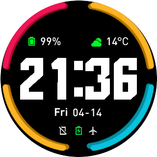 华米跃我Amazfit Pace, Stratos手表表盘