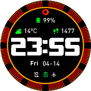 华米跃我Amazfit Pace, Stratos手表表盘