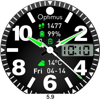 华米跃我Amazfit Pace, Stratos手表表盘