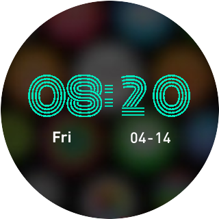 华米跃我Amazfit Pace, Stratos手表表盘