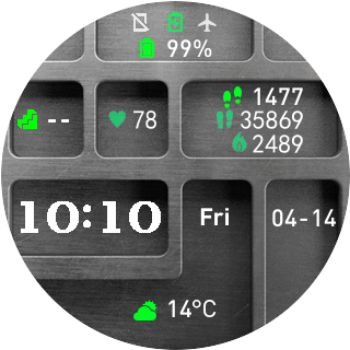 华米跃我Amazfit Pace, Stratos手表表盘