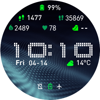 华米跃我Amazfit Pace, Stratos手表表盘