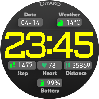 华米跃我Amazfit Pace, Stratos手表表盘