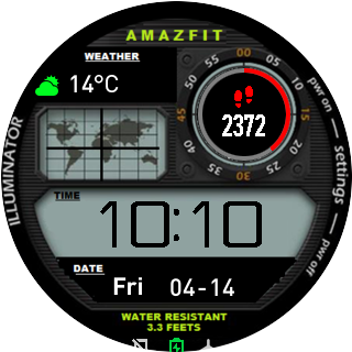 华米跃我Amazfit Pace, Stratos手表表盘