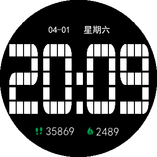 华米跃我Amazfit Pace, Stratos手表表盘