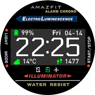 华米跃我Amazfit Pace, Stratos手表表盘