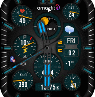 华米跃我Amazfit Bip 5 手表表盘