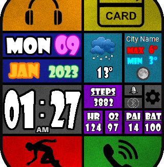 华米跃我Amazfit Bip 5 手表表盘