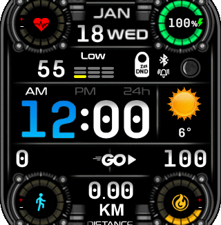 华米跃我Amazfit Bip 5 手表表盘