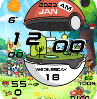 华米跃我Amazfit Bip 5 手表表盘