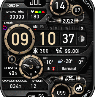 华米跃我Amazfit Bip 5 手表表盘