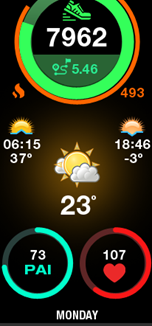华米跃我Amazfit X 手表表盘