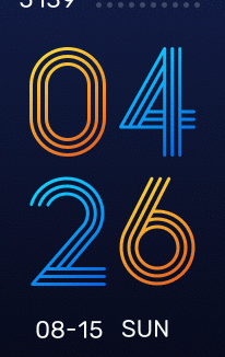 华米跃我Amazfit X 手表表盘